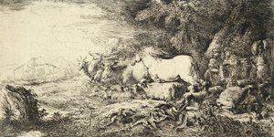 El arca de Noé de Giovanni Benedetto Castiglione